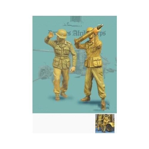 1/35 Scale Models Resin Diorama Miniature Soviet Artillery Loaded And Fired 2 People Historical Figures Unpainted Model Kit