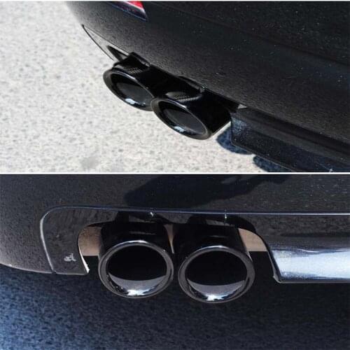 Perfect alternative for BMW modified accessories modified tail throat 5 series retrofit muffler stainless steel exhaust sleeve