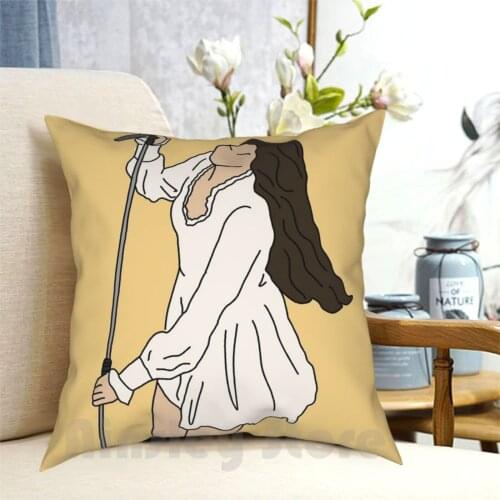 Lana In Concert Illustration Pillow Case Printed Home Soft DIY Pillow cover Lana Lana Del Rey Del Rey Lana Del Ray