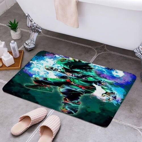 My Hero Academia Anti-slip Doormat Vacuuming Water Absorbing Kitchen Bedroon Bath Floor Mats Home Entrance Home Decora