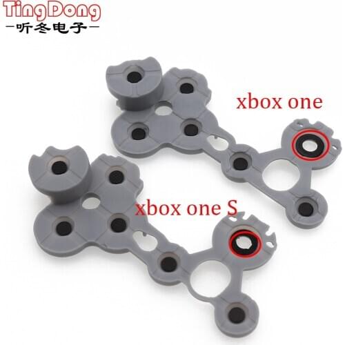 TingDong Grey Silicon Conductive Rubber Conductive Rubber Button For Xbox One S Controller D Pad
