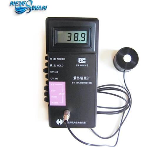 UV-340 Digital Portable Ultraviolet Radiometer UV-340 (315-370) Professional High Precision Measuring Instrument Secondary Light