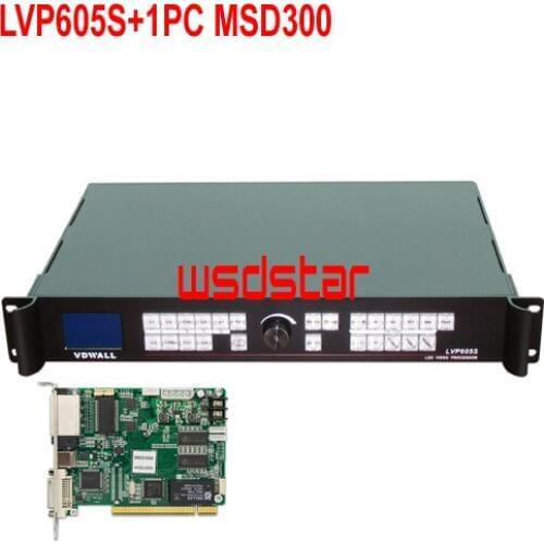 VDWALL LVP605S LED Video Processor with 1pc LED sending card MSD300 inside New Style Hot Sales