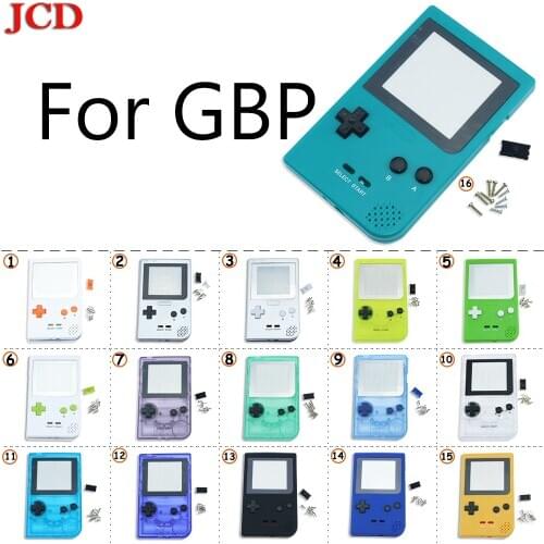 JCD High quality Full Housing Shell Buttons Mod Repair For Nintendo for GameBoy Pocket Replacement for GBP with Buttons
