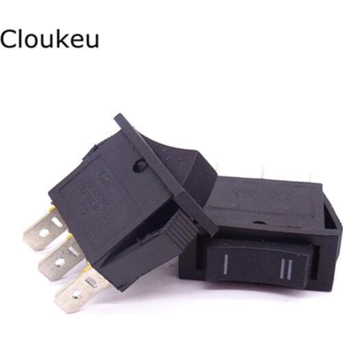 10*28MM Rocker Switch Black KCD3-103 3Pin 2File Seesaw switch 15A250V Power switch 5Pcs