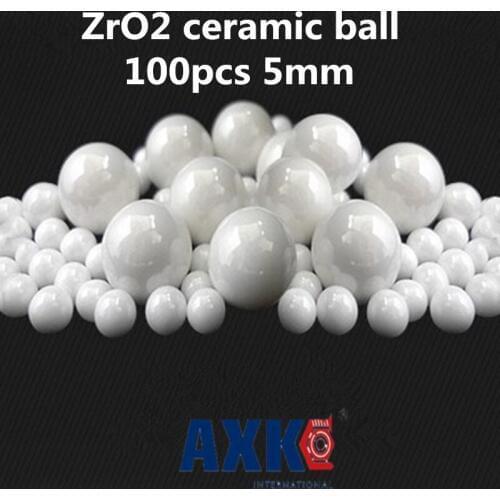 2021 Real Special Offer Thrust Bearing 100pcs 5mm Zro2 Ceramic Balls Zirconia Used In Bearing/pump/linear Slider/valvs G5