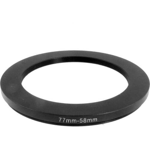77mm-55mm 77-55mm 77 to 55 77-52mm 77-58mm 77mm-52mm 77mm-58mm 77 to 52 77 to 58 Step down Ring Filter Adapter black