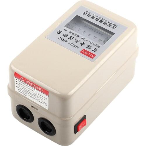 Air compressor air pump accessories switch magnetic starter 380v three-phase 7.5KW intelligent motor protector start