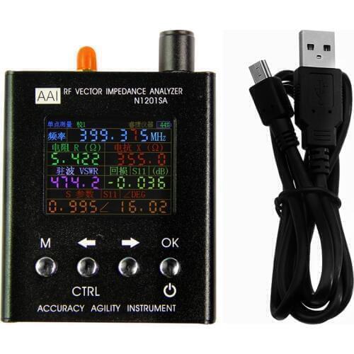 Antenna Analyzer Meter Tester 137.5M-2.7G/35MHz-2.7GHz UV RF Vector Impedance ANT SWR Antenna Analyser