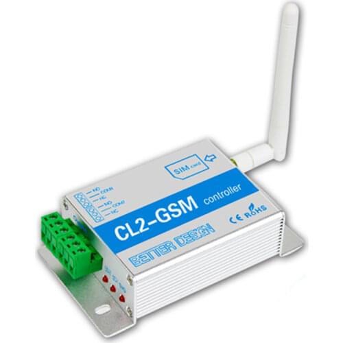 Wireless GSM SMS Remote Controller CL2-GSM 2 way switch 2 relay output for gate opener Barrier Shutter Garage Door opener