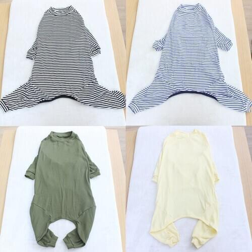 Spring and summer stretch dog clothes are soft and comfortable to prevent big dogs from falling hair four-legged clothes