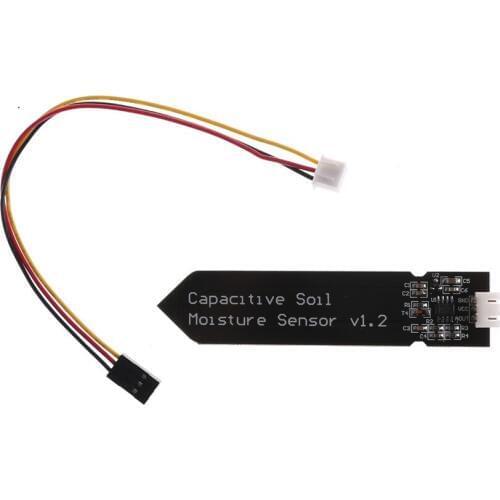 For Arduino V1.2 Capacitive Soil Moisture Sensor Not Easy To Corrode Wide Voltage Wire Hot Selling