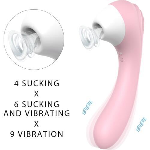 German 10 Speed Sucking Double Motor Vibrators G spot Clit Stimulation Vibration Nipple Sucker Dildo Adult Sex toys for women