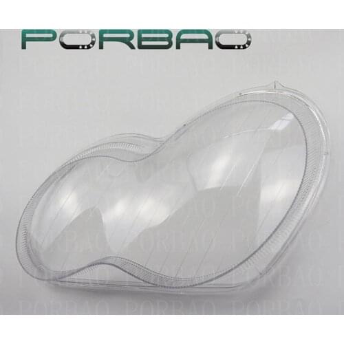 Headlight Headlamp Clear Lens Shell for Mercedes Benz 203 Auto-Shell-Cover 00-07 Front Lampshade Transparent Glass Lens Cover DI
