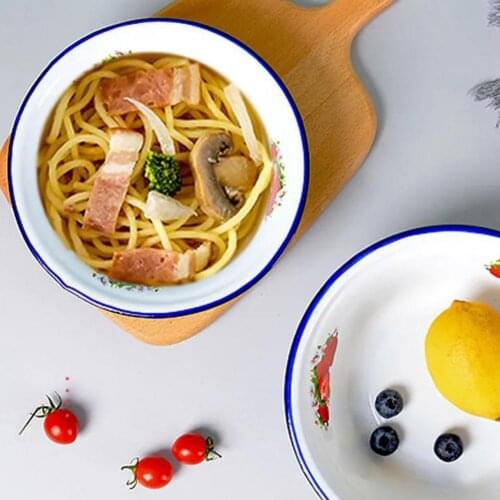 Exquisite Delicate Delicate Tableware Soup Basin Nostalgic Rice Basin Handicrafts for Restaurant