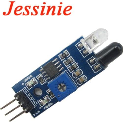 5pcs IR Infrared Obstacle Avoidance Sensor Module for Arduino Smart Car Robot 3-Wire Reflective Photoelectric New