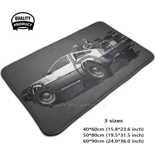 Back To The Future | Cars | Cult Movies 3D Household Goods Mat Rug Carpet Foot Pad Back Future Cartoon Marty Dr Brown Who 80S