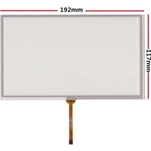 New 8-inch touch screen HSD080IDW1-C01 AT080TN64 AT080TN03 handwriting screen external screen 192*117mm