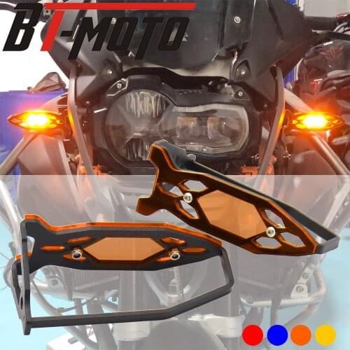 For BMW R1250GS Adventure GS R1250 R1200 R1200GS LC ADV The New Front Turn Signal Indicator Light Protector Grille Guard Cover