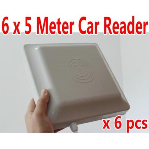 1 Order=6 Pcs of 5 Meters reading distance UHF RFID Reader 900MHz UHF Reader RS232, RS485 Wiegand 26/34 Car Parking Access lot