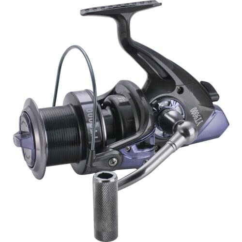 Lizard high quality metal spool Alloy handle 12+1 bearing 4.9:1 high speed ratio spinning reel carp reel