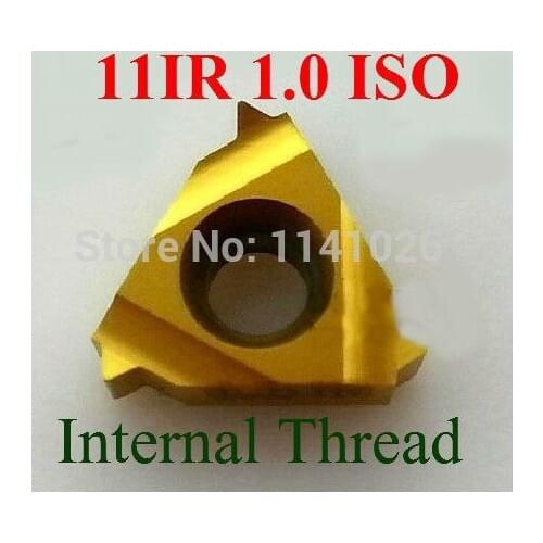 11IR 1.0 ISO Carbide Threading Inserts Internal Threading Insert Indexable Lathe Inserts for Threaded Cutter Lathe Tool