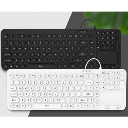 Ultrathin Backlight Waterproof Dustproof Keyboard With Touch Pad For Win/Mac/Ios/Linux Medical Equipment Industrial Facilities