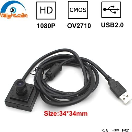 OV2710 1080P Full HD USB Camera Android Linux UVC Webcam Mini Surveillance Camera Used For ATM POS Machines ,Laptop Computer