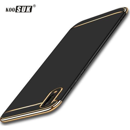 Hight Quality Back Cover For Samsung Galaxy A50S A30S A40S A50 Case Gold Plated Phone Protection Casing 3-in-1 PC Hard Shell