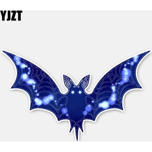 YJZT 14.4*8.8CM Unique Bat Graphic Car Sticker Modelling Bumper Car Window Decor 11A0375