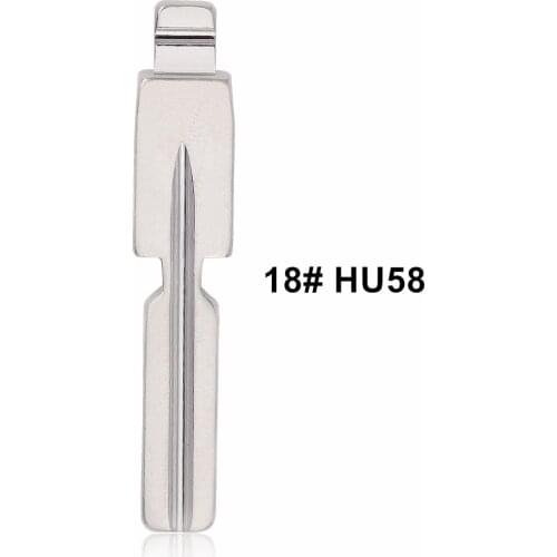 Replacement Key Blade #18 HU58 Remote Folding Flip Remote Key Blade For BMW EWS E46 E39 E32 E36 E70 E63 E38 E83 E81