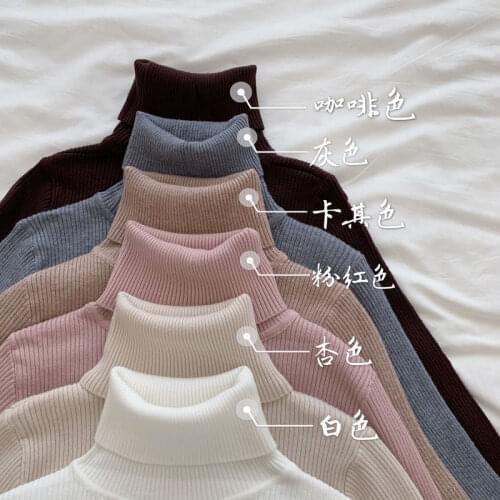 Woman Sweaters Chandails Character Bird Cored Turtleneck Sweater Womens Winter Long Sleeve Slim Sweater Womens Inner Wear