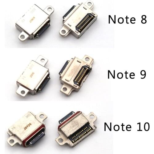 100Pcs/Lot Type-C USB Connector Mobile Charging port For Samsung Galaxy S7 Edge S8 Plus S9 S10 S20 Plus Note 9 10 Plus S10E