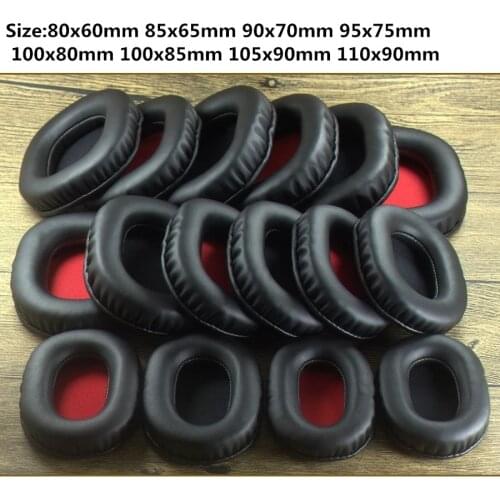 Ear Pads 45/50/55/60/65/70/75/80/85/90/95/100/105/110MM Headphone Accessories Replacement Ear Cushions Leather Material