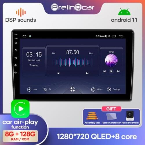 Car Radio Android 10 Stereo Receiver For Toyota Auris 2006-2011 Video Player Multimedia Navigation GPS No 2 Din Dvd