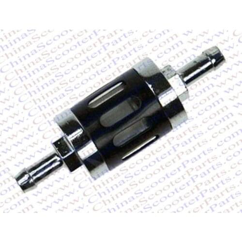 CNC Aluminum Fuel gas Filter Mini Pocket Dirt bike ATV Quad CRF XR Cruiser Chopper Parts Black