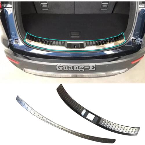 For Mazda CX-9 CX9 2017 2018 2019 2020 Car Inside Rear Bumper Trim Stainless Steel Scuff Sill Trunk Plate Pedal 1pcs