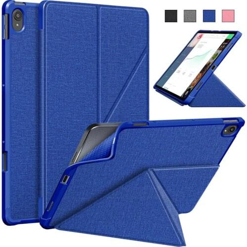 For Samsung Galaxy Tab P11 Case 11inch 2020 TB-J606F TB-J606X Case Fabric Soft Magnetic Flip Stand Protector Tablet For P11