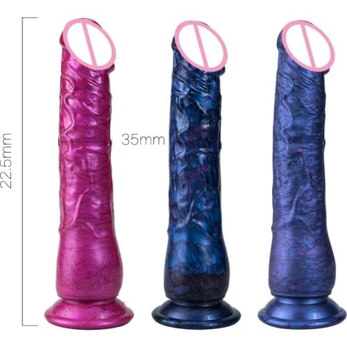 Erotic Silicone Dildo Penis Sexshop Adult Sextoy Femme Lesbian Dick Strapon Anal Consolador Godemichet Jouet Sexuel Gode Sodomie