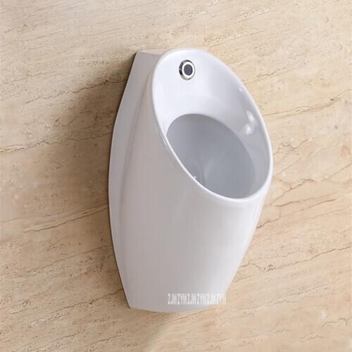 H-70511 Intelligent Ceramic Urinal Manual Flushing Toilet Pool Automatic Smart Sensor Wall Hanging Mounted Type Men Urinal
