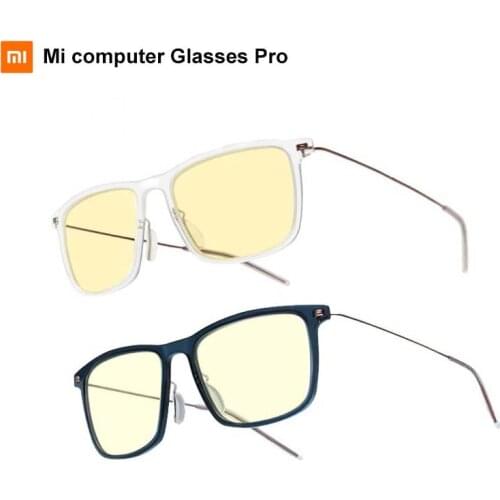 Xiaomi Mijia Anti-Blue Mi Computer Glasses Pro Anti Blue Rays 50% Blue Light Blocking Comfortable Wear TR90 Metal Frame Goggle