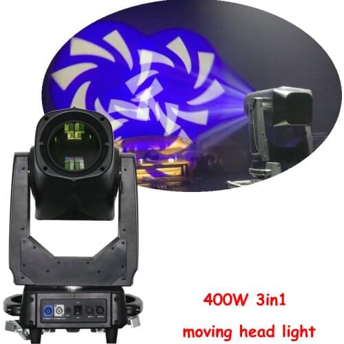 Free Shipping Led 400w 3in1 Beam Spot Wash Moving Head Stage Light With 21 DMX Channel With RDM Professional Stage