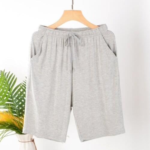 Summer Modal Pyjamas Shorts Mens Sleepwear Casual Trousers Male Sleeping Shorts Comfortable Sleep Bottoms Home Clothing MY457
