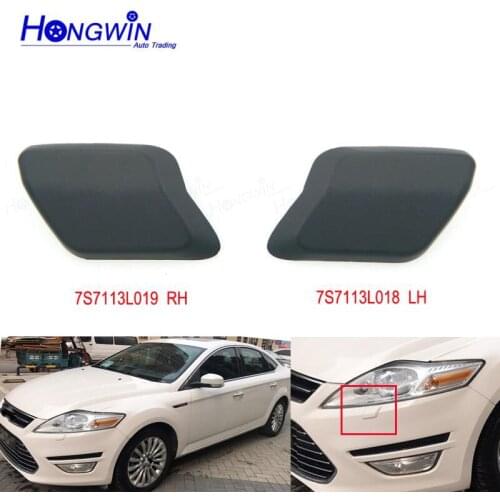 For Mondeo 2007 2008 2009 20010.11.12 Car Front Bumper Headlight Washer Spray Nozzle Jet Cover Cap 7S71-13L019-AD 7S71-13L019-AB