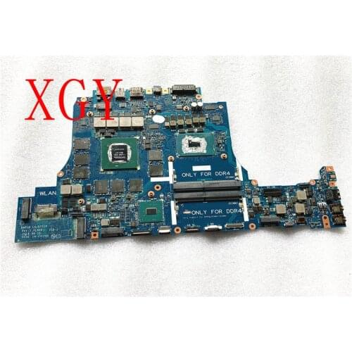 Original For DELL FOR Alienware 17 R4 Laptop Motherboard 0147K8 CN-0147K8 I7-6820HQ CPU GTX1070M 8GB LA-D751P 100% Teste OK