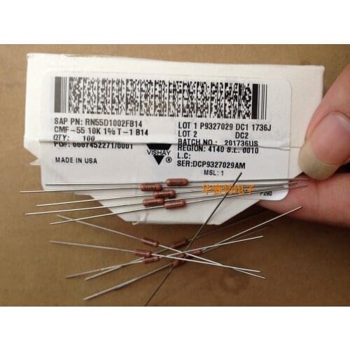 Original new 100% RN55D1002FB14 10K 1/8W 1% high precision metal film resistance (Inductor)