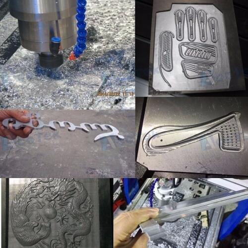 Semi-closed Heavy duty Steel Structure 4pcs tool changer AK4040H ATC metal cnc engraving&milling cnc milling machine for sale