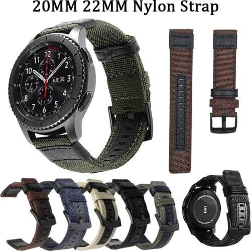 Sport Straps for Samsung Gear S2 S3 Classic huami amazfit gtr bip 22 20mm galaxy watch 3 41mm 45mm active 42 46 band huawei gt 2