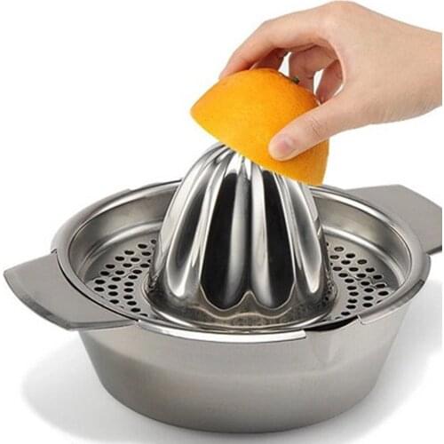 Stainless Steel Manual Juicer Fruit Lemon Squeezer with Bowl Juicer Strainer Good quality