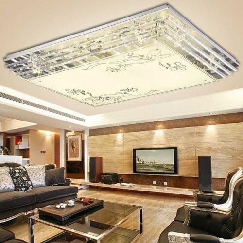 LED Ceiling Lamp Crystal Light Rectangular Living Room Light Modern Simple Lamp Creative Bedroom Light ceiling lights ya75 SJ10